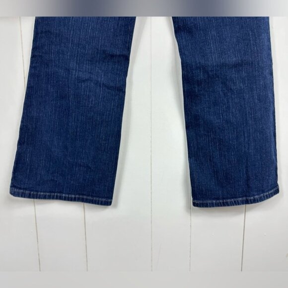 Levis Perfectly Slimming 512 Bootcut Denim Blue Jeans Stretch Sz 12 Petite Mediu - Picture 6 of 11